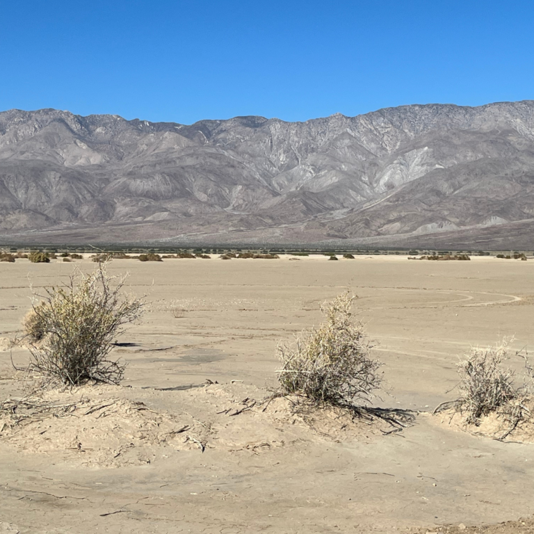 Clark Dry Lake Desert California